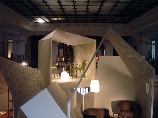 Milano - Circolo Filologico Fuorisalone2013- Hermès - installazione dalla balconata