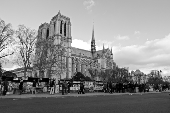 Notre Dame dopo una passeggiata a Saint Germain